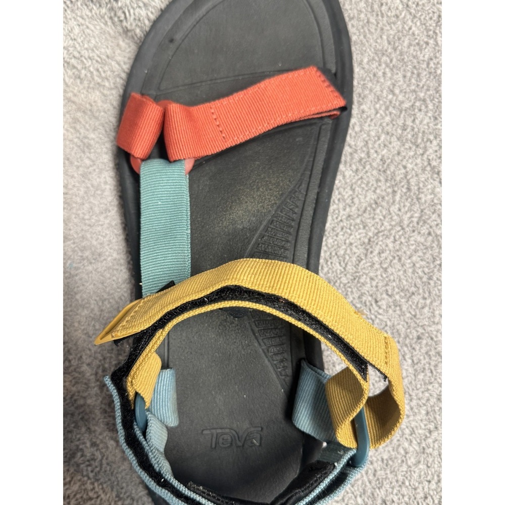 Teva Mens Sport Sandals Size 12 Colorblock Straps Black Footbed - Picture 3 of 5